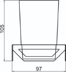 SS304 Black - Tezgah Üstü Diş Fırçalık