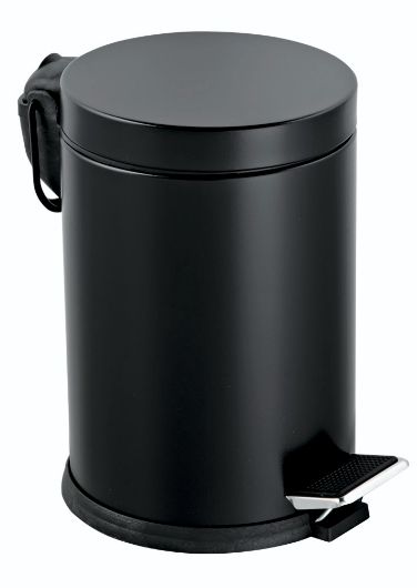 Alina Black - 5 Litre Pedallı Kova