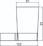 SS304 Gold - Diş Fırçalık