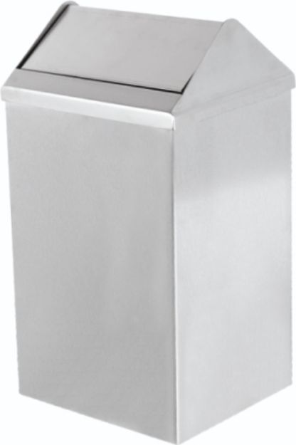 11 lt 304 Kalite Sallanır Kapaklı Çöp Kovası