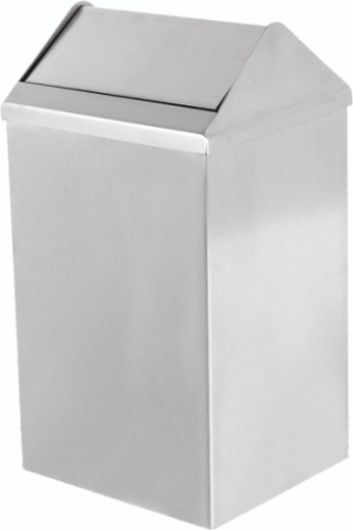 16 lt 304 Kalite Sallanır Kapaklı Çöp Kovası